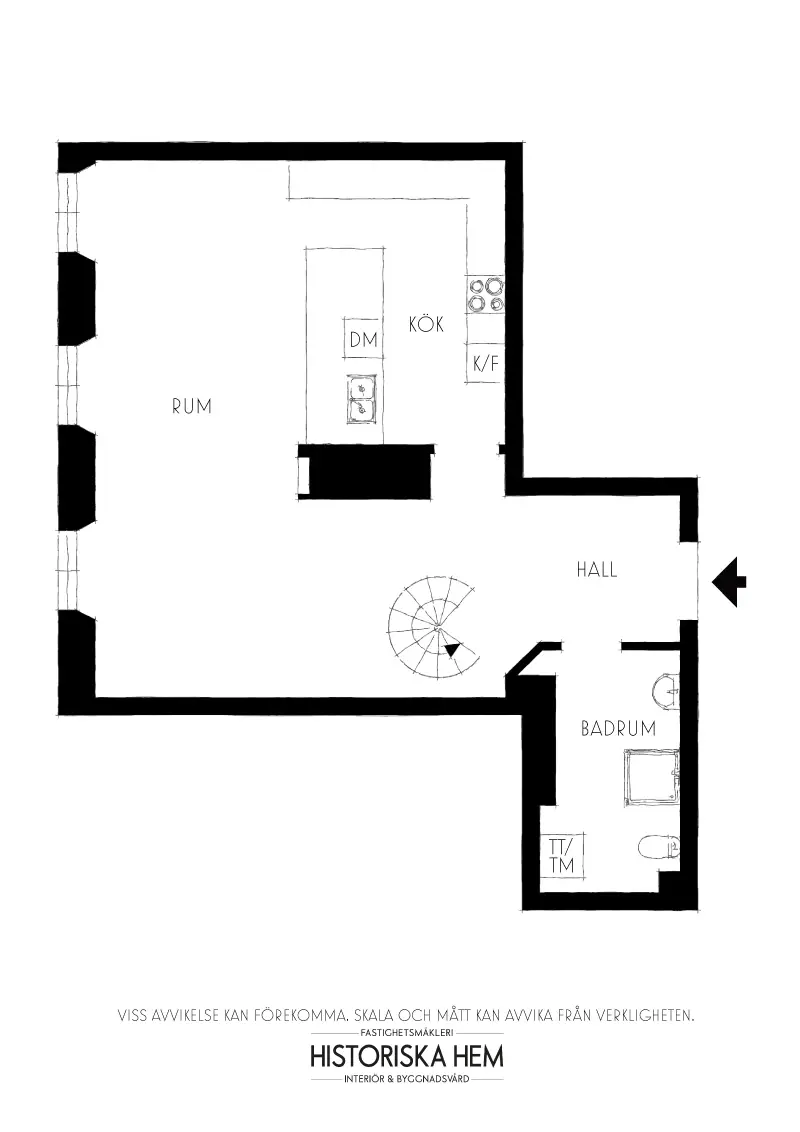 瑞典老建筑里的温馨复古公寓-21