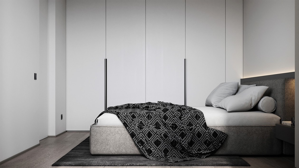 灰色系-极简风住宅设计-12