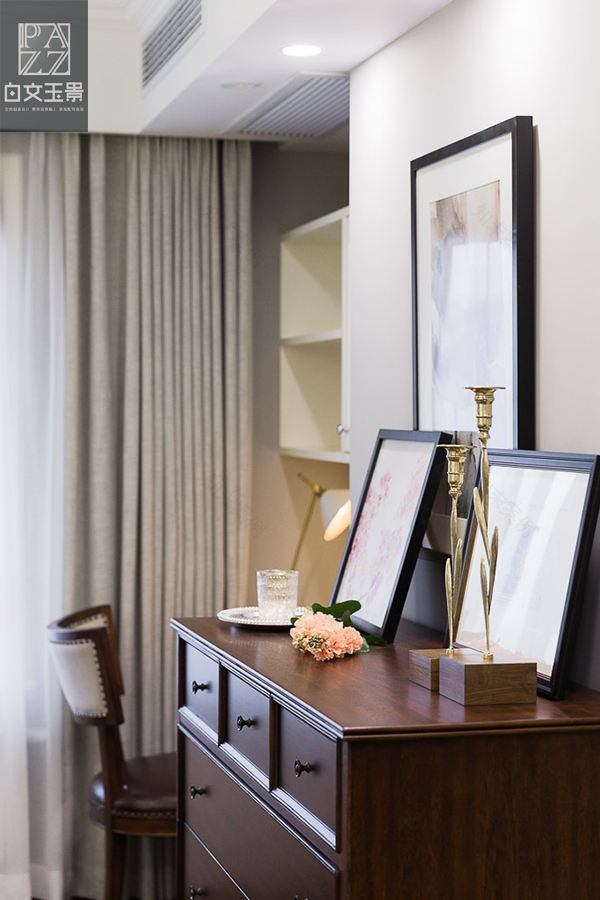 摩登美式轻奢【芳华】之家,打造实用与优雅并存的四室两厅-39