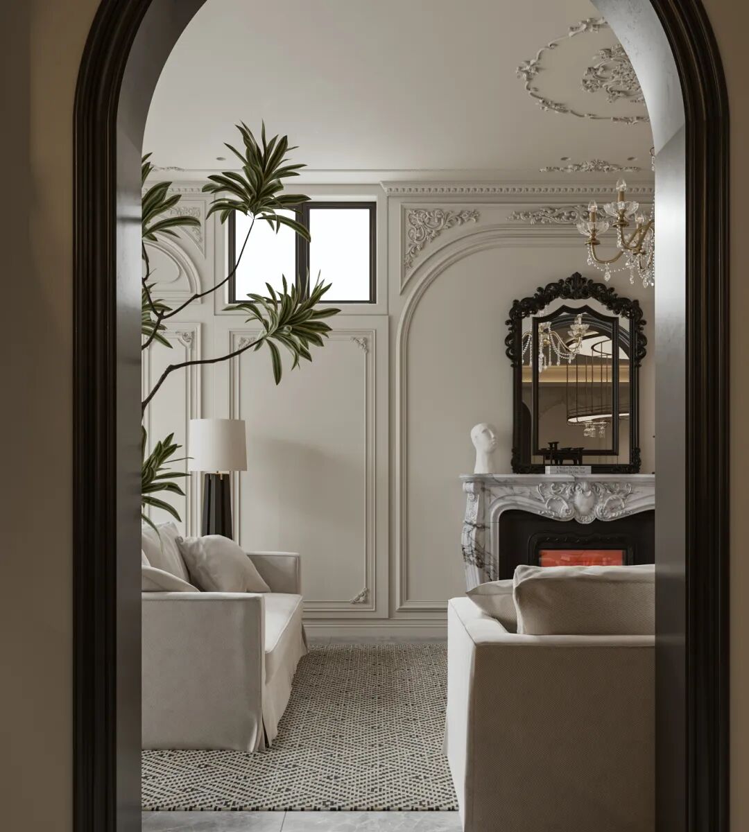 P.W.璞物设计丨多伦多1300㎡独栋别墅，雕花琢韵墅写人生-142