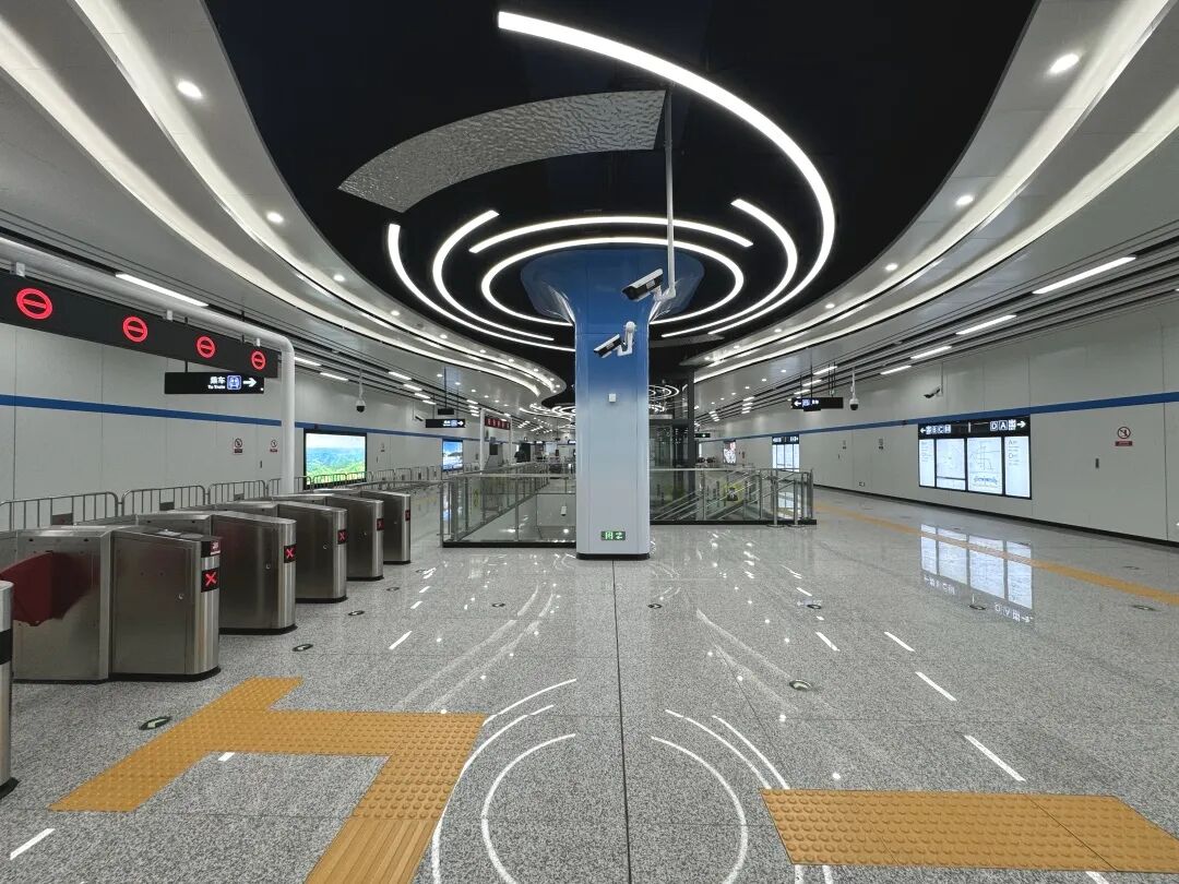 助力交通强国建设！中建八局两条轨道交通线路同步开通运营-163