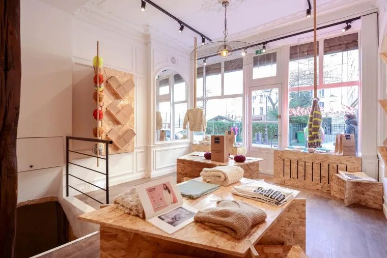 We Are Knitters 针织店设计丨法国巴黎丨Mazumdar Bravo-14