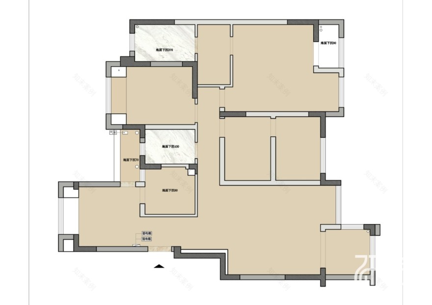 锦绣花城 120㎡清新珥本风设计,打造家庭娱乐休闲空间-6