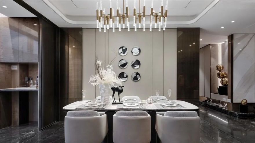 德方圆 | 160平样板间 水之绿 泉之韵-27