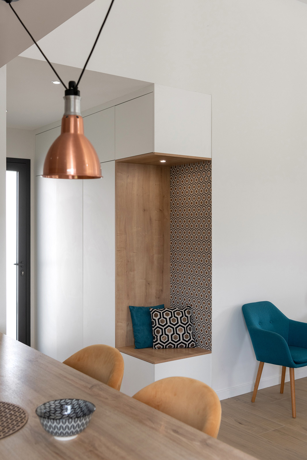 村庄房屋改造成现代别墅项目丨法国丨Soleil Noir（室内建筑师）,Skéa Designer-7