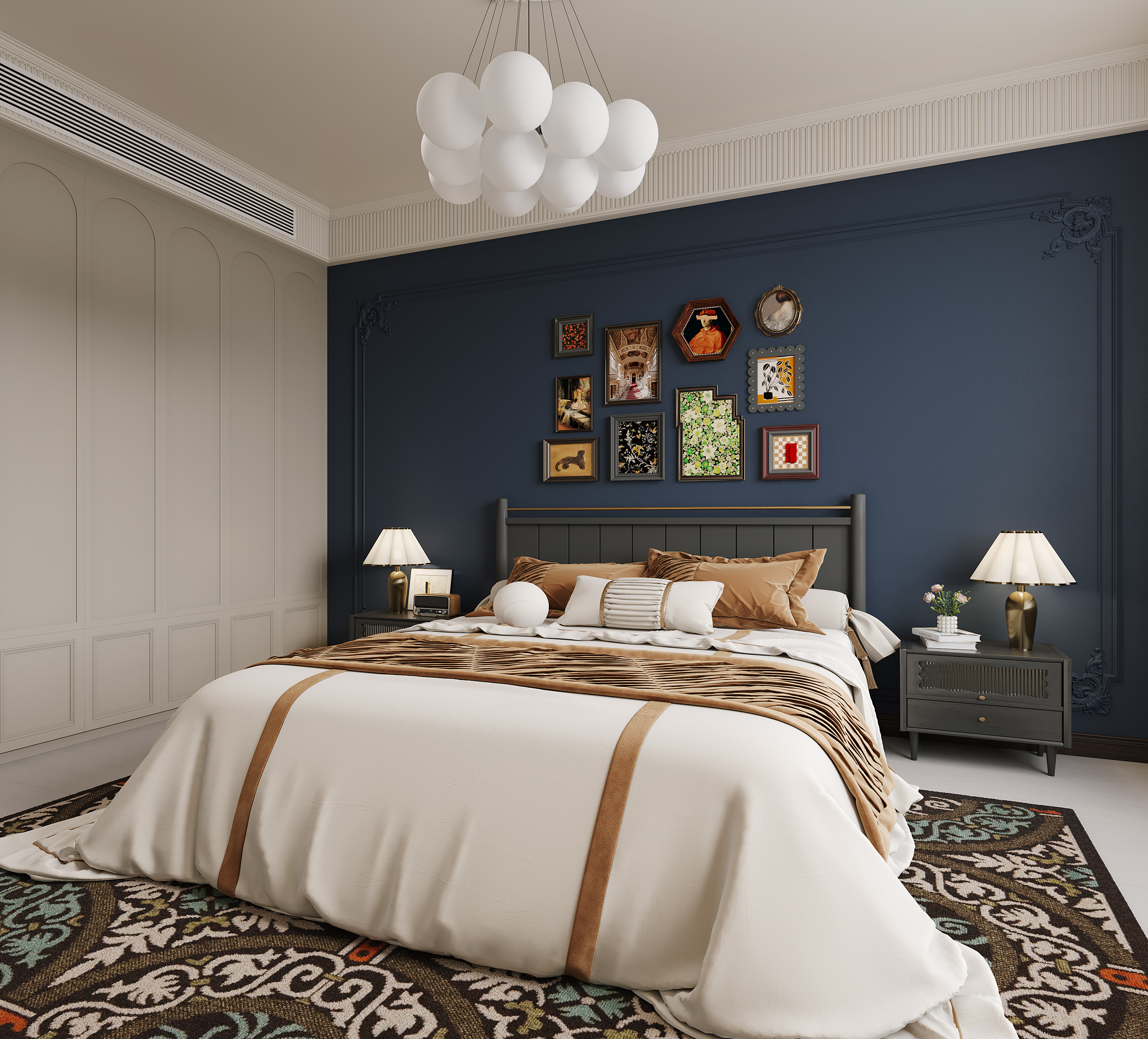 复古法式高端效果案例表现-8