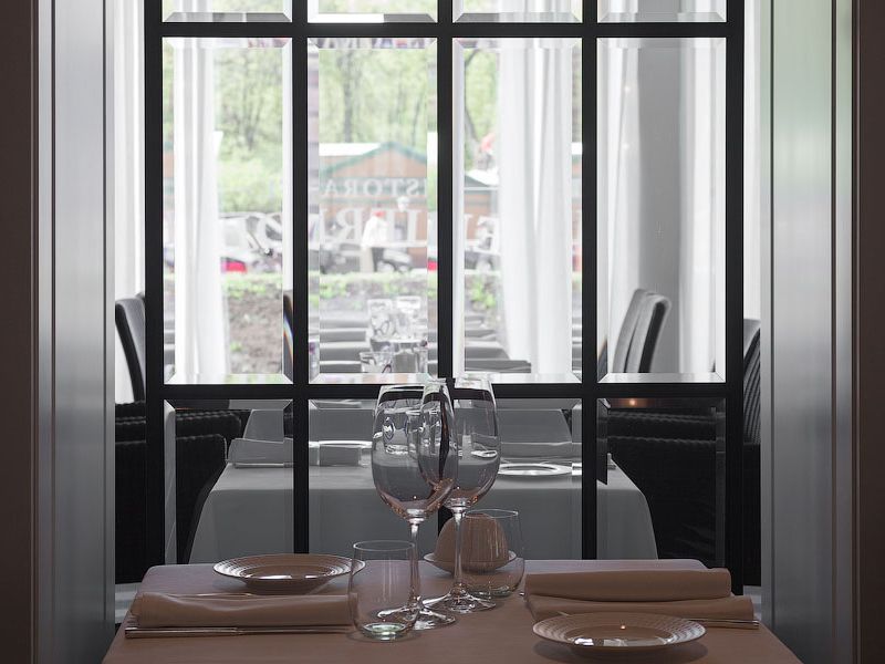 莫斯科 Semifreddo 餐厅 | 砖墙裸露,简约精致-18