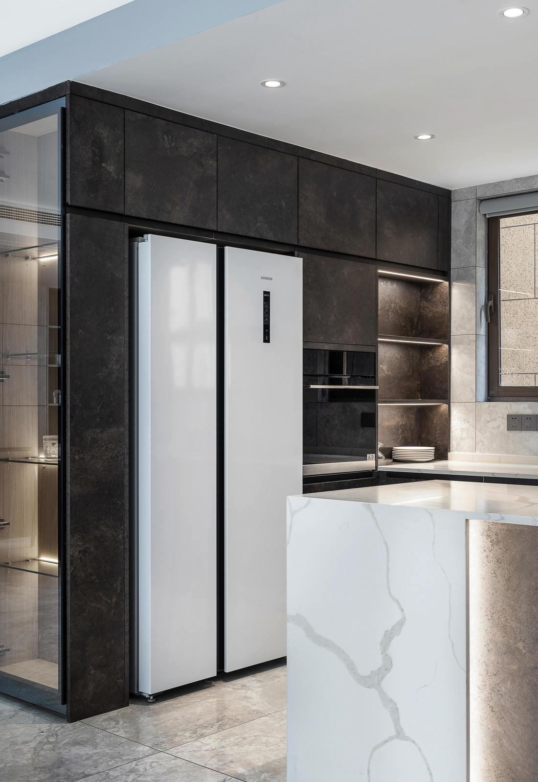 雷刚室内设计师丨平层丨暗曲-6