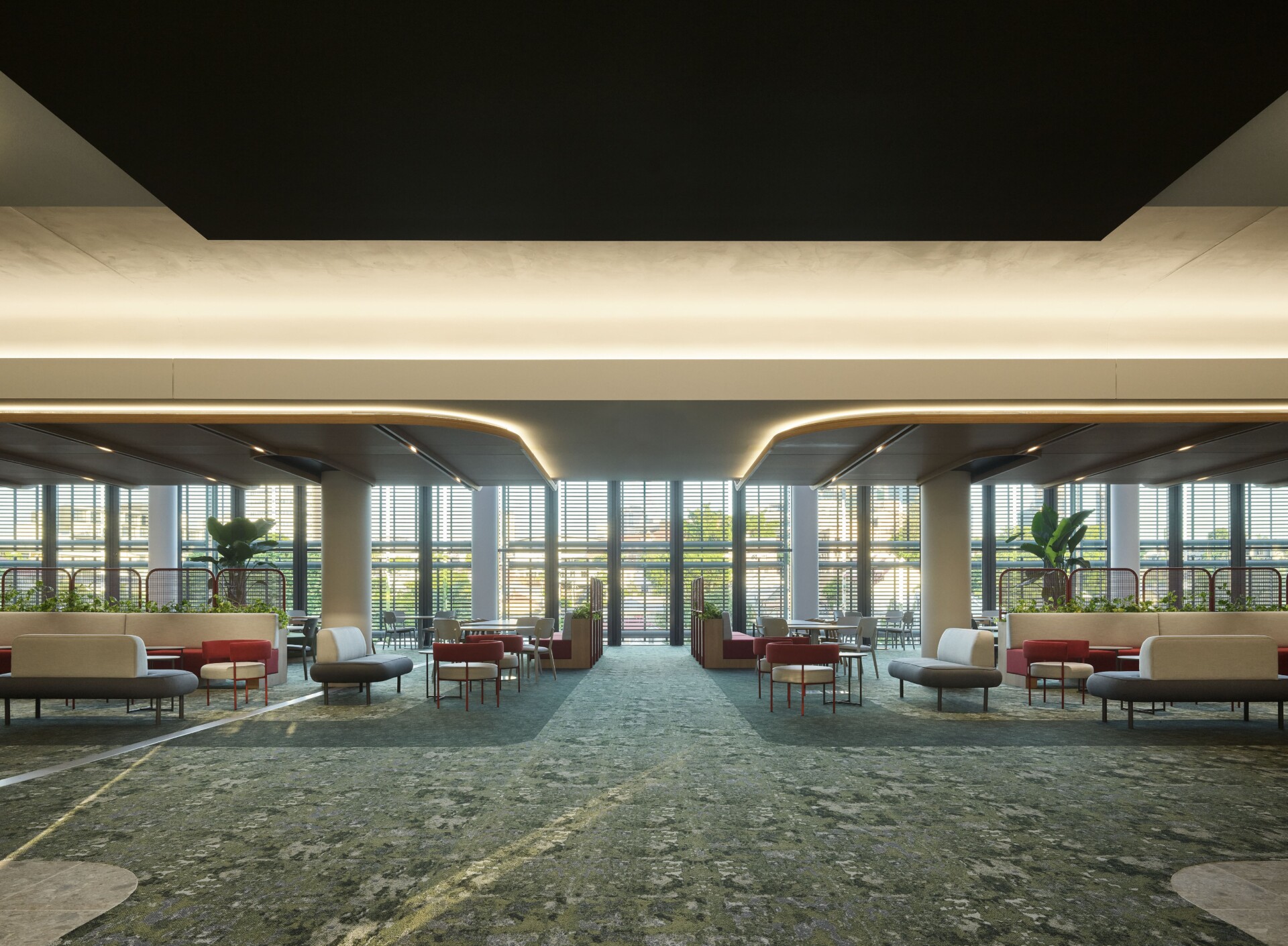 Queensland’s Suncorp Stadium hospitality spaces get a vibrant - and sustainable - update. | IndesignLive-3