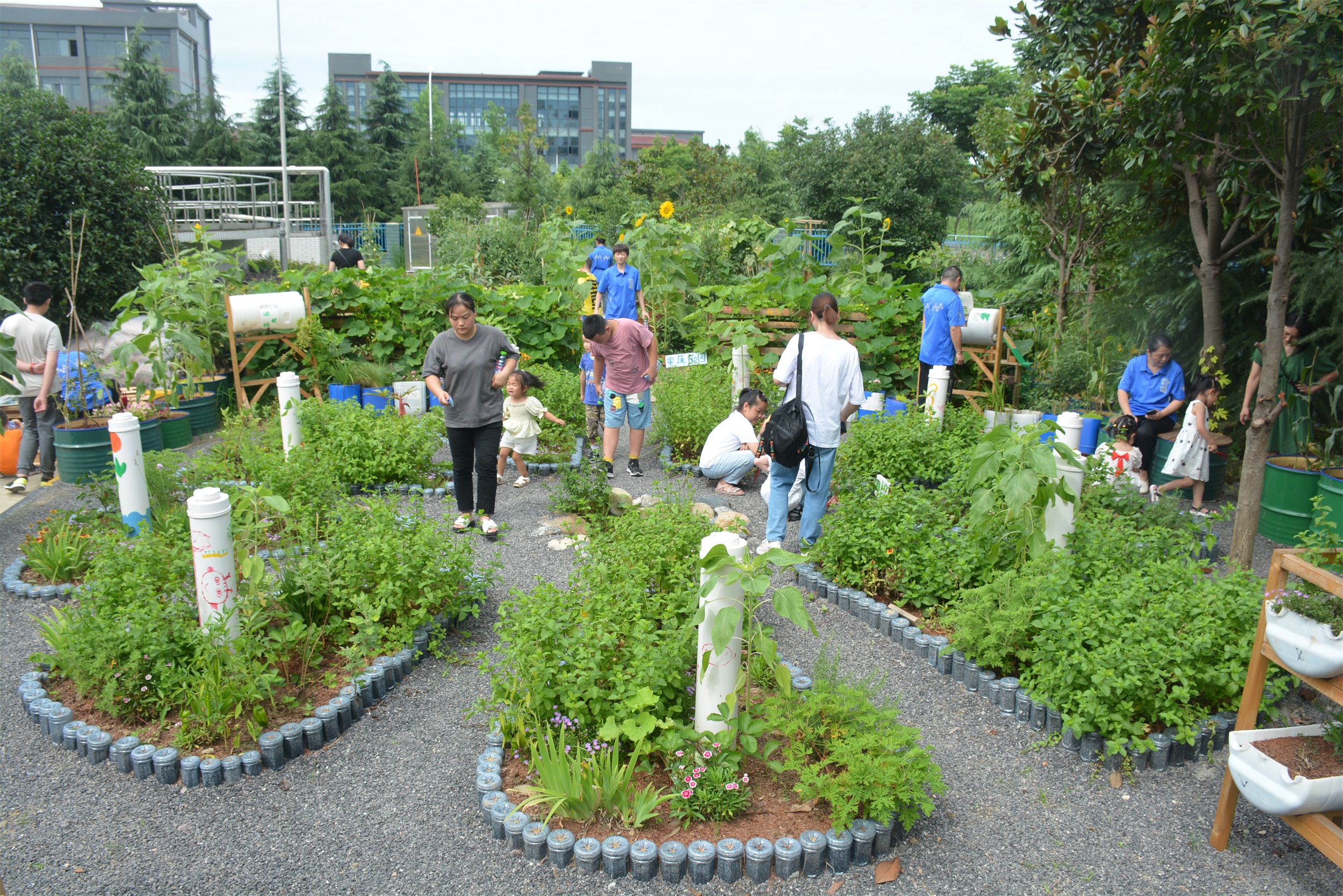 武汉脉动生态花园：一座由工厂废弃物建成的花园丨中国武汉丨盖娅朴门设计-0