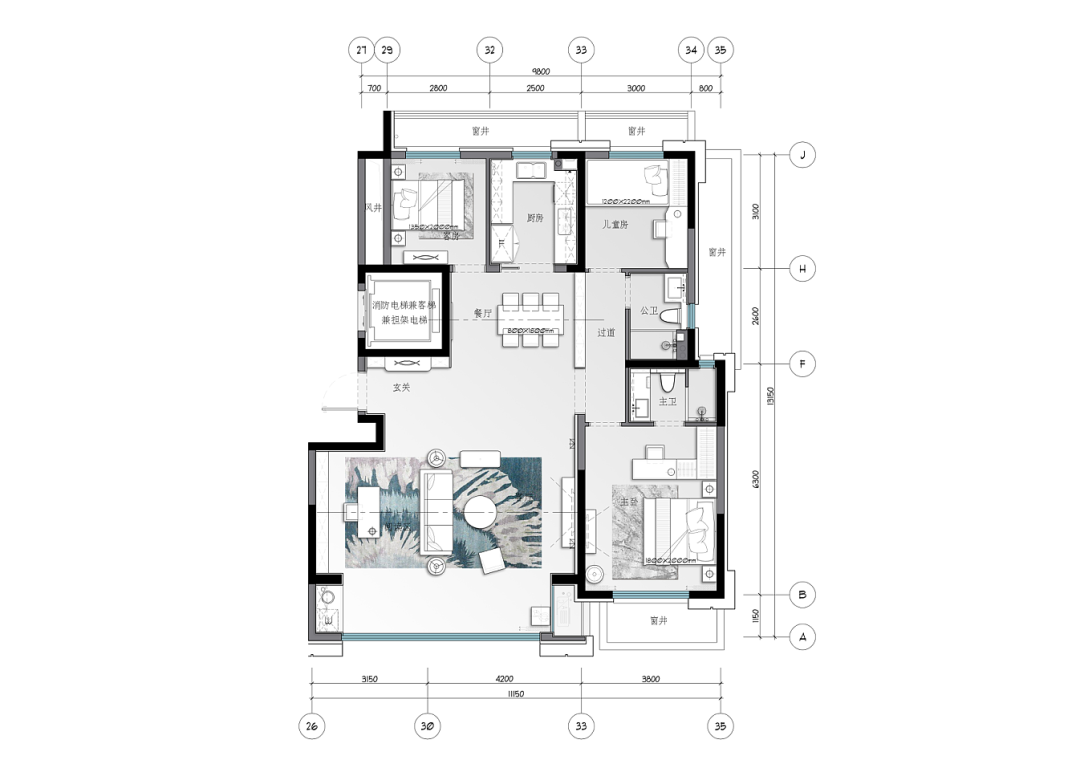银川中海半岛华府丨中国银川丨广州置在设计有限公司-72