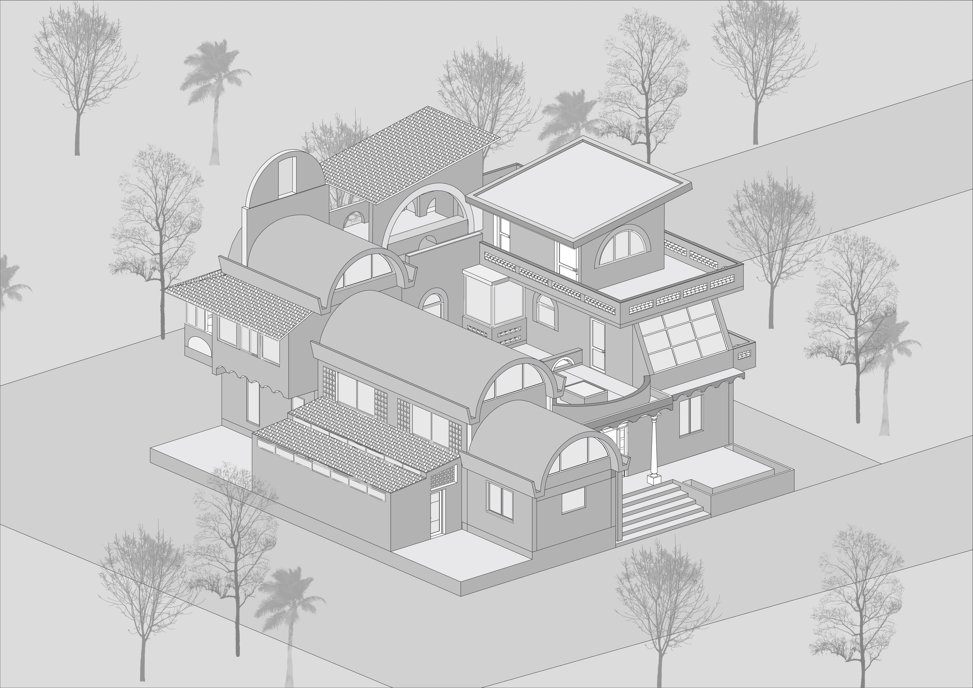 奥尔瓦伊拉姆住宅丨印度丨Iki Builds-21