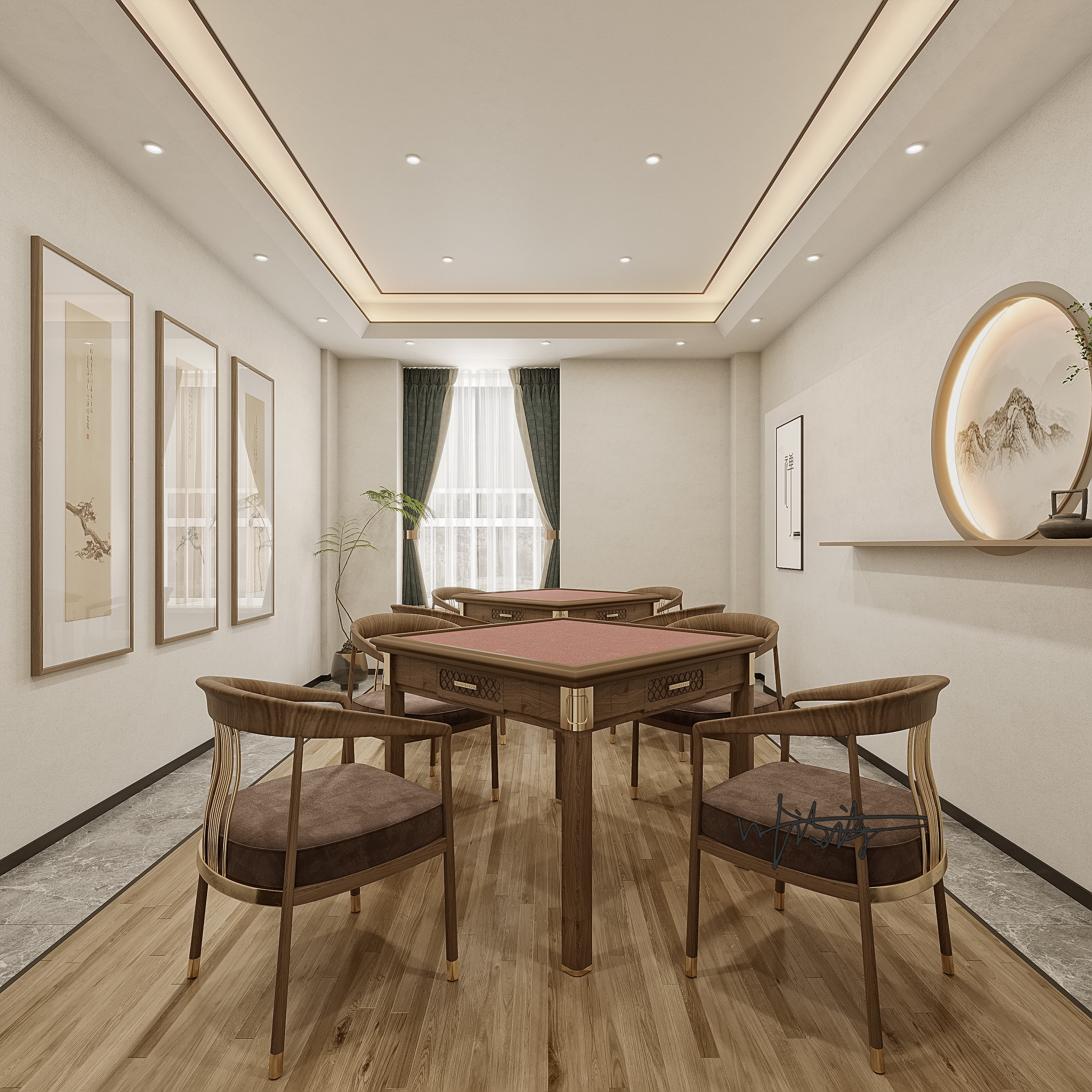 餐饮空间|棋牌室|包间|茶室-9