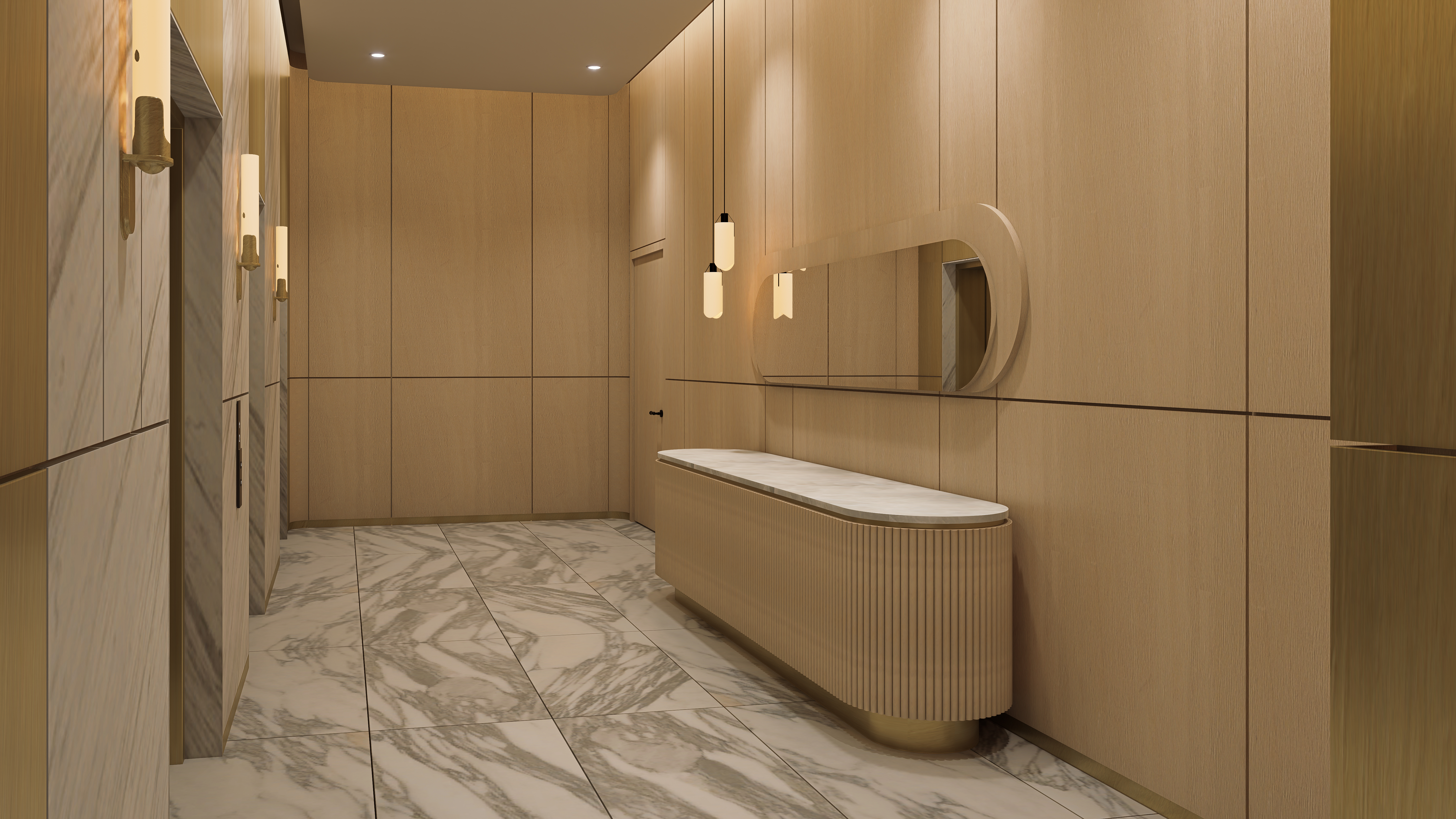 Luxury Residential Lobby — Manhattan NYC-7