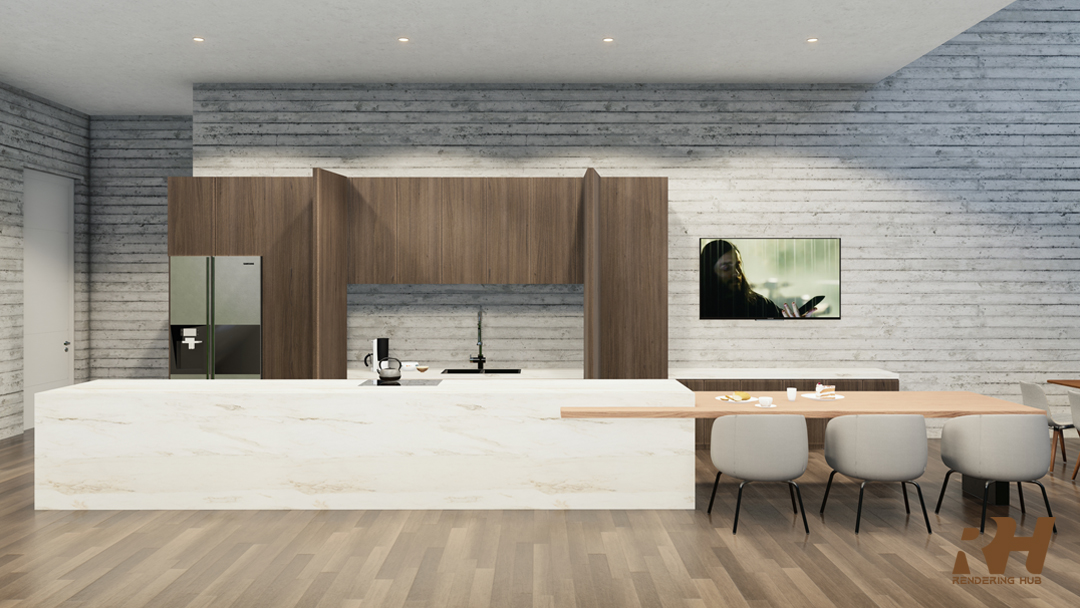 House Interior Design & 3D Rendering-10