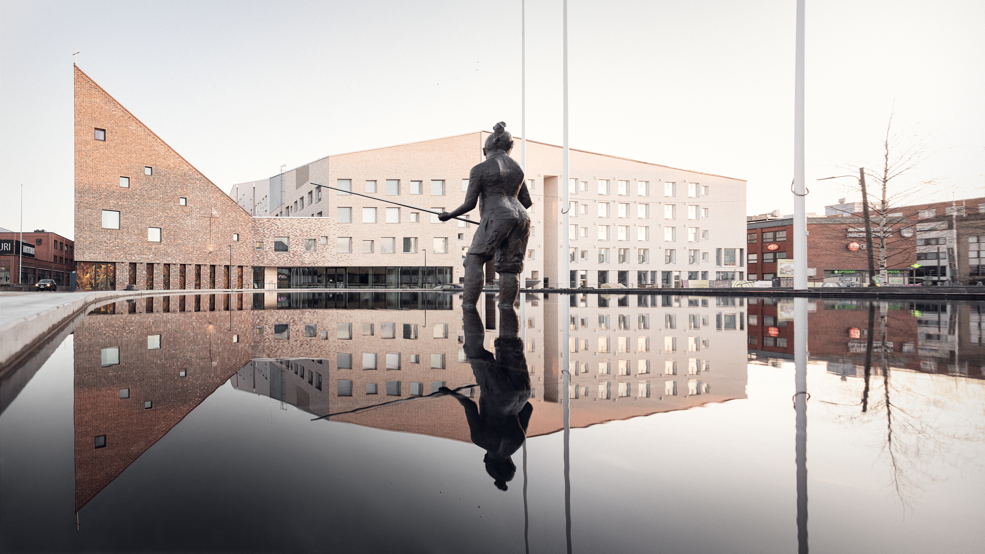 蒂古里拉教堂和住宅丨芬兰万塔丨OOPEAA-15