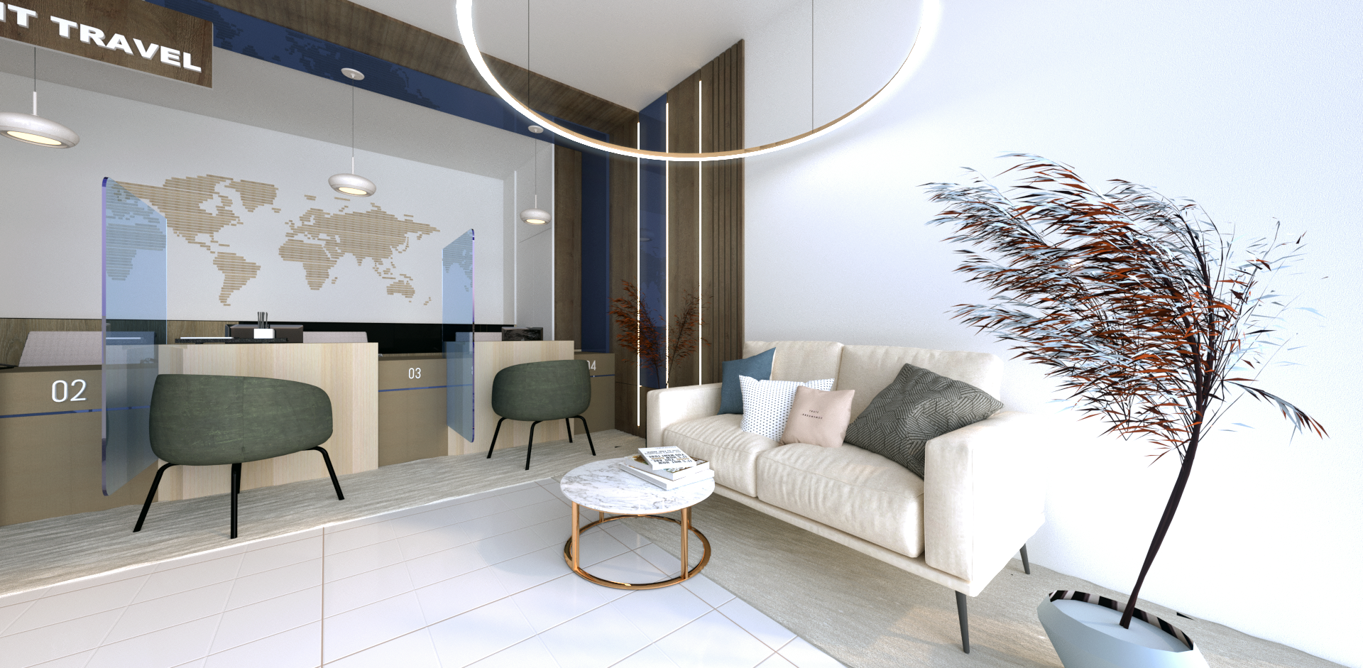 科威特旅行社零售室内设计-4