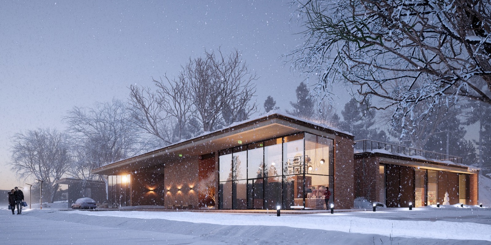 Ruciane  Nida现代游艇码头丨波兰丨Restudio Jacaszek Architekci-11