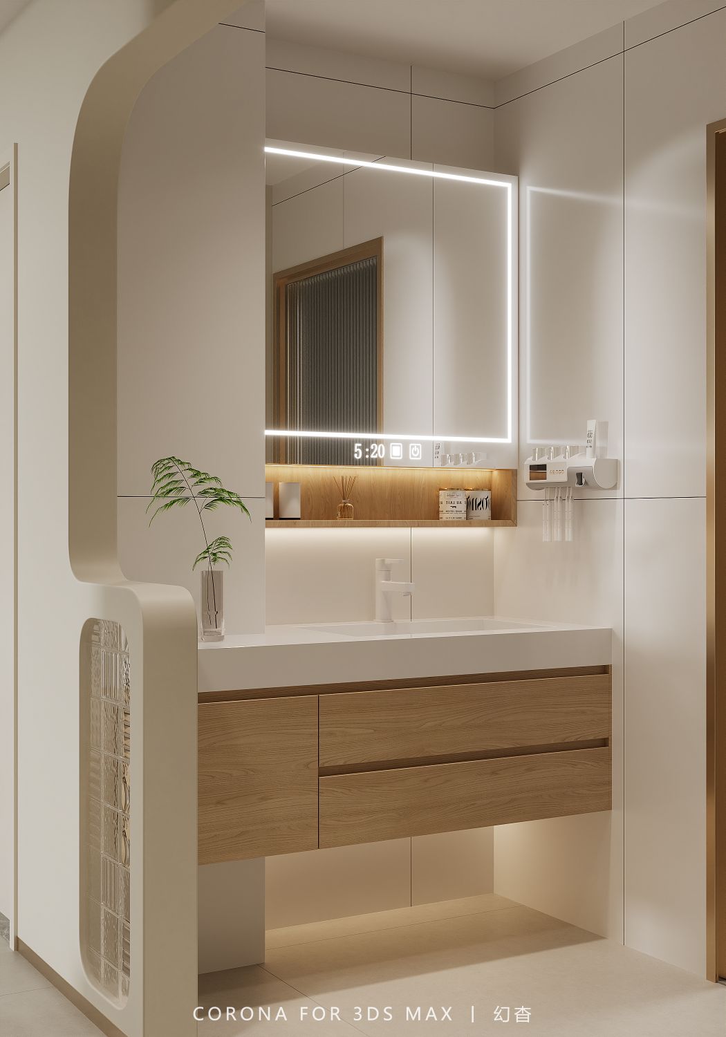 现代奶油原木-3