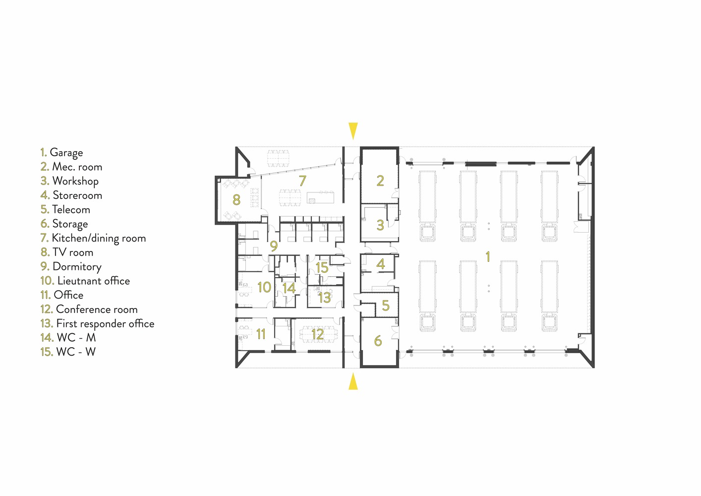 Fire Station #5 现代风格建筑设计与材料应用-24