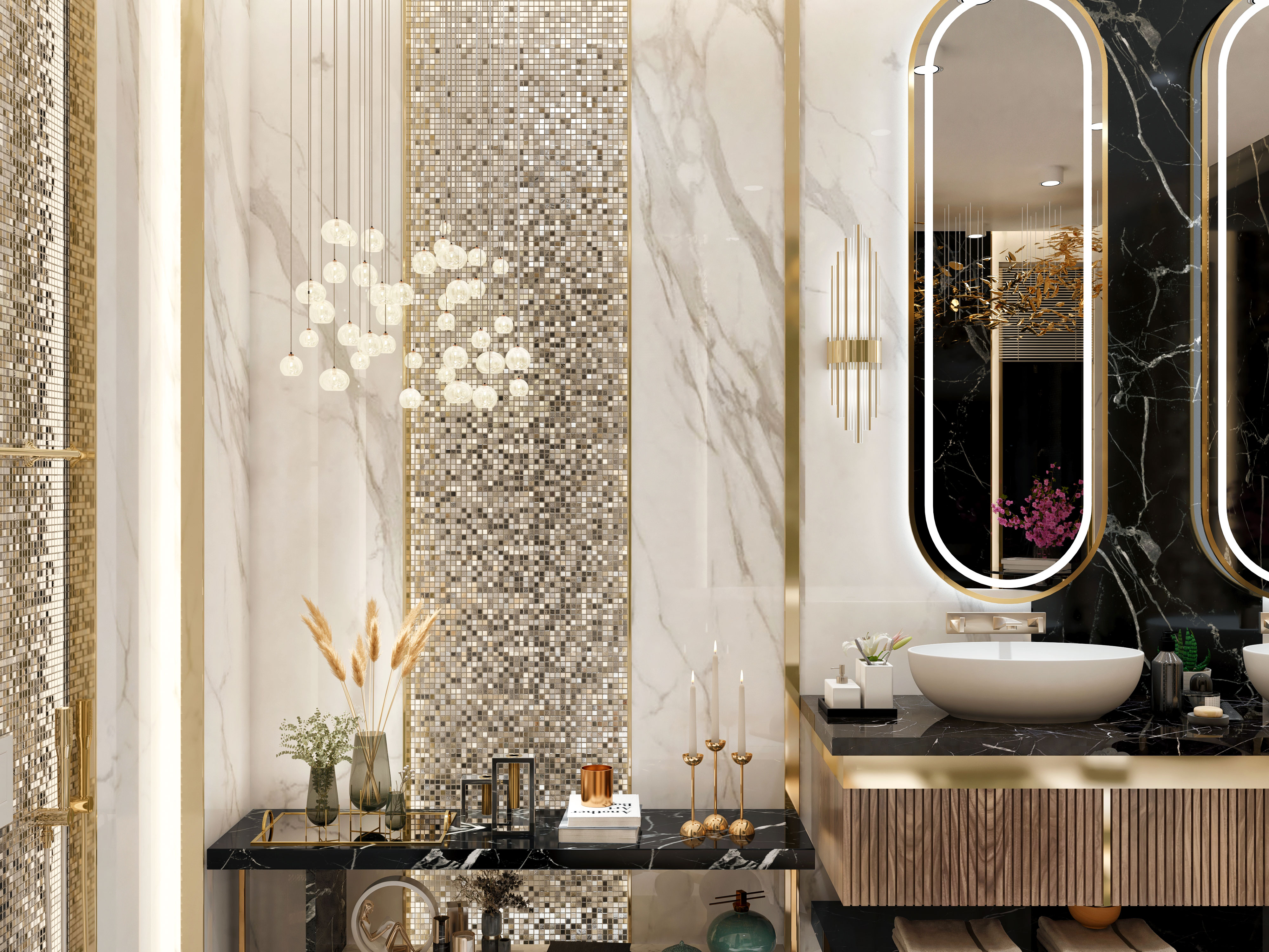 LakeView Villa| Luxury Bathroom Design-1