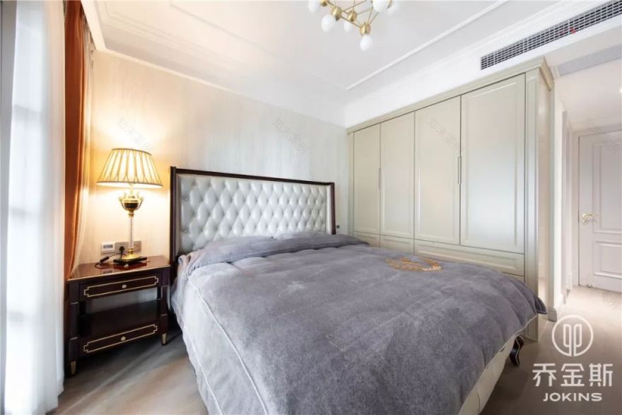 常州九洲新世界花苑美式轻奢套间设计-57