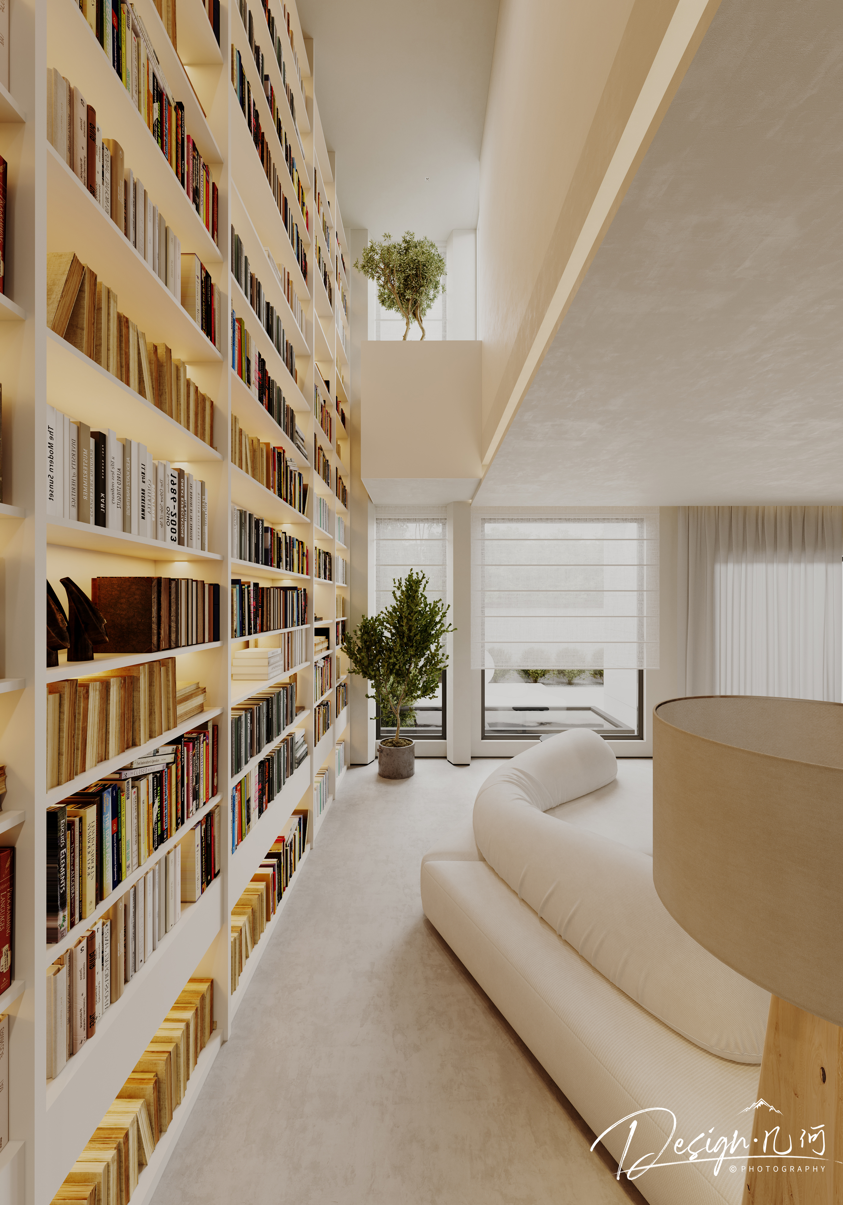 几何视觉表现现代极简别墅-6