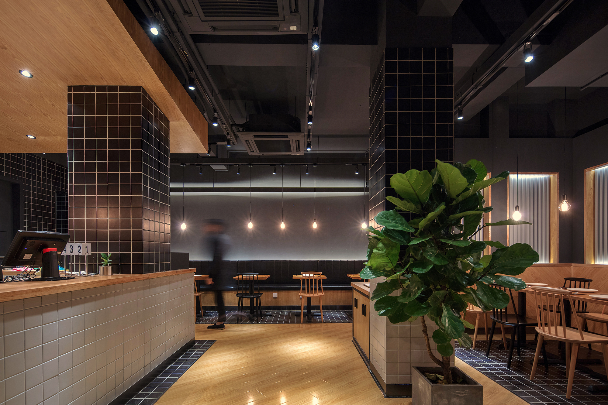 杭州上城区罗德轻食餐厅，百平米精致空间-5