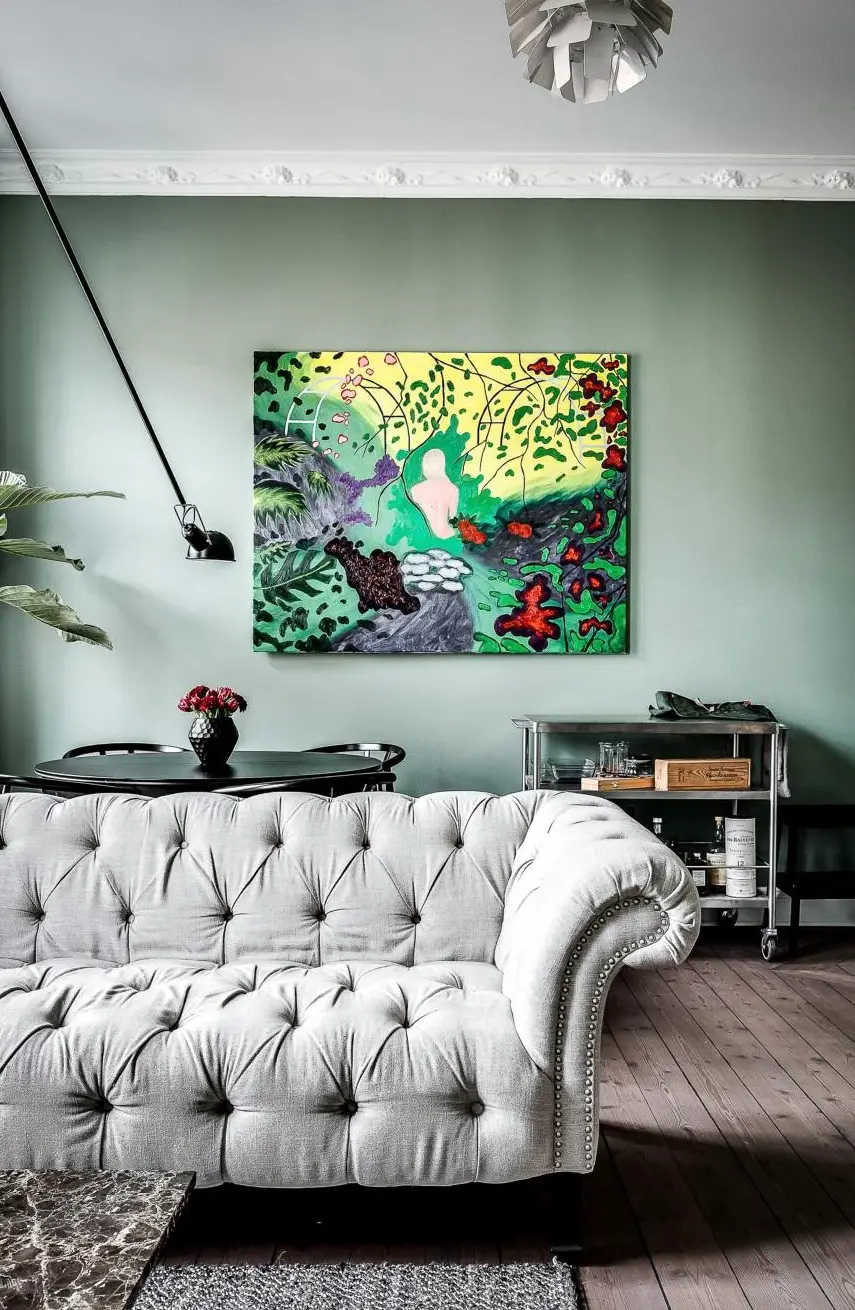 绿意盎然的水墨空间-14