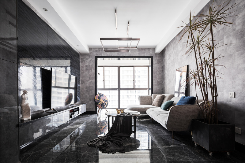 玉兰广场120㎡现代简约家居设计，舒适生活空间的打造-6