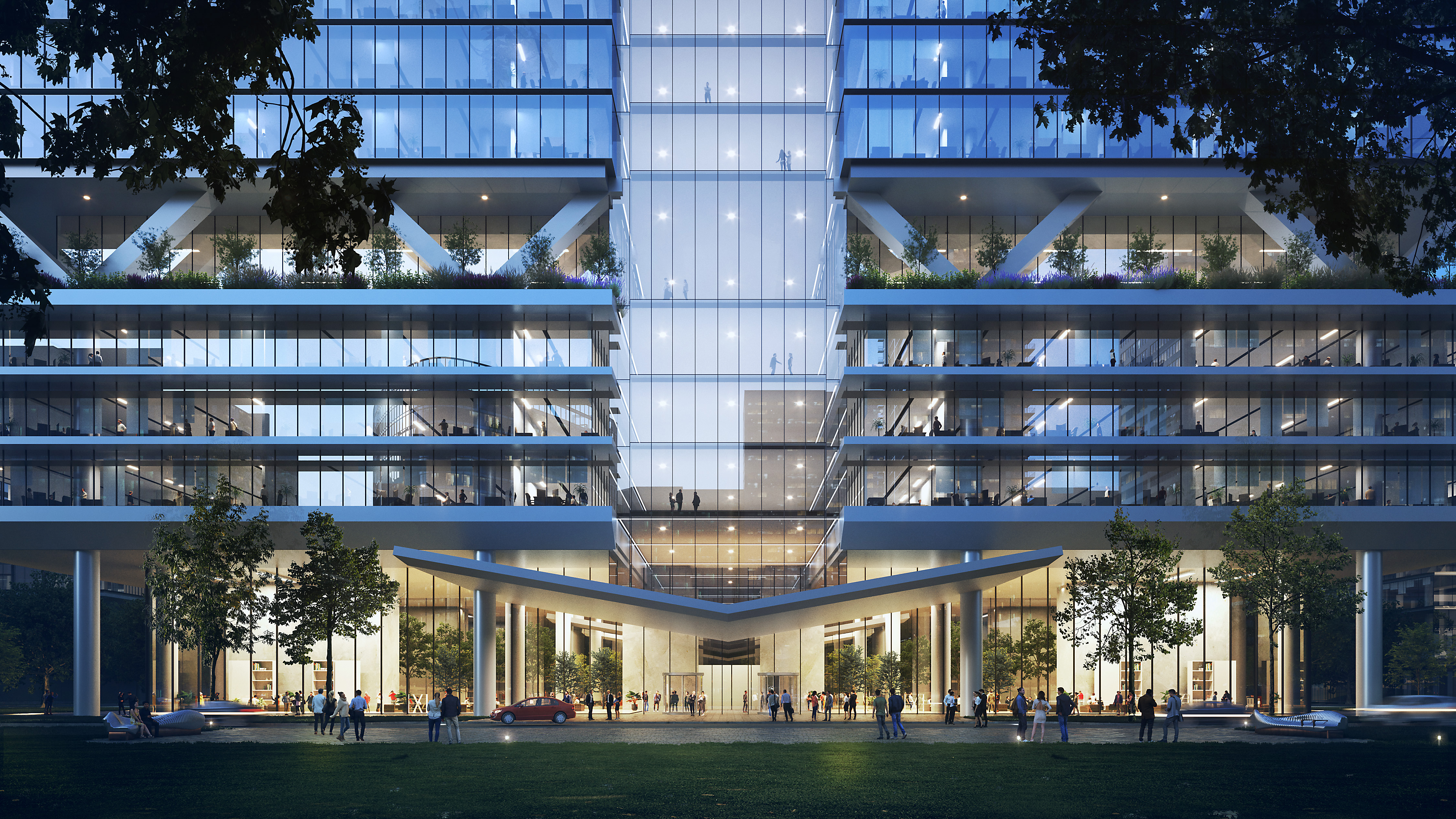 AVIC 上海工业园区丨中国上海丨Hatch Architects-20