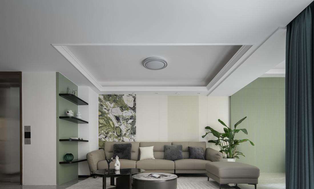薄荷绿诗意住宅-3