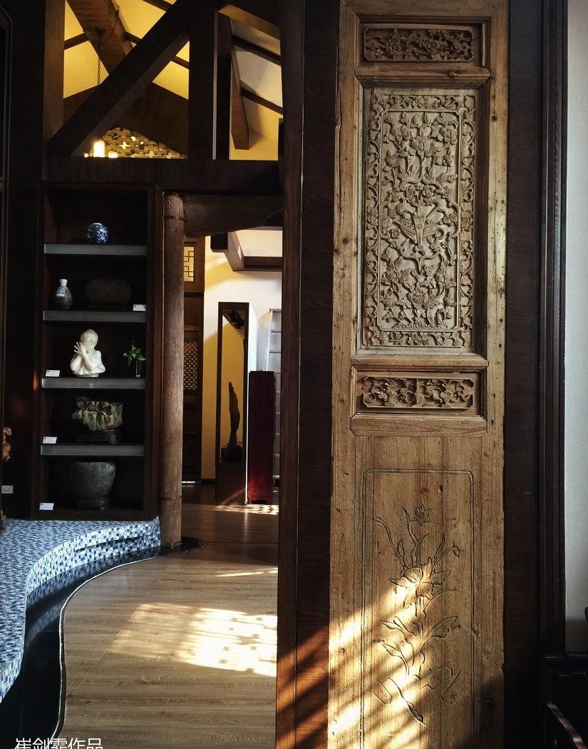 私藏会所 | 艺术长廊与雕花木门的完美融合-40