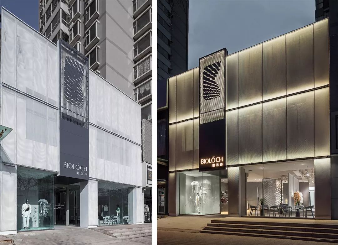 260㎡水泥灰＋玻璃砖打造的买手店 末染装饰设计-1