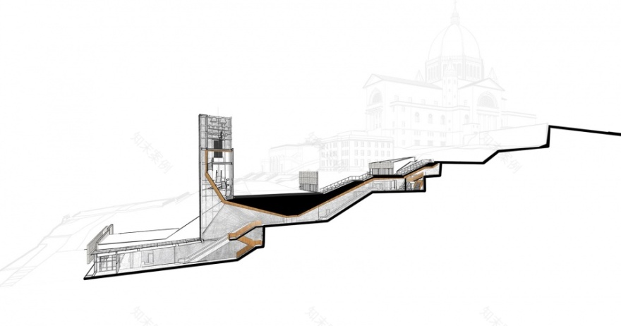 圣若瑟大殿的新访客亭丨加拿大丨Lemay-47