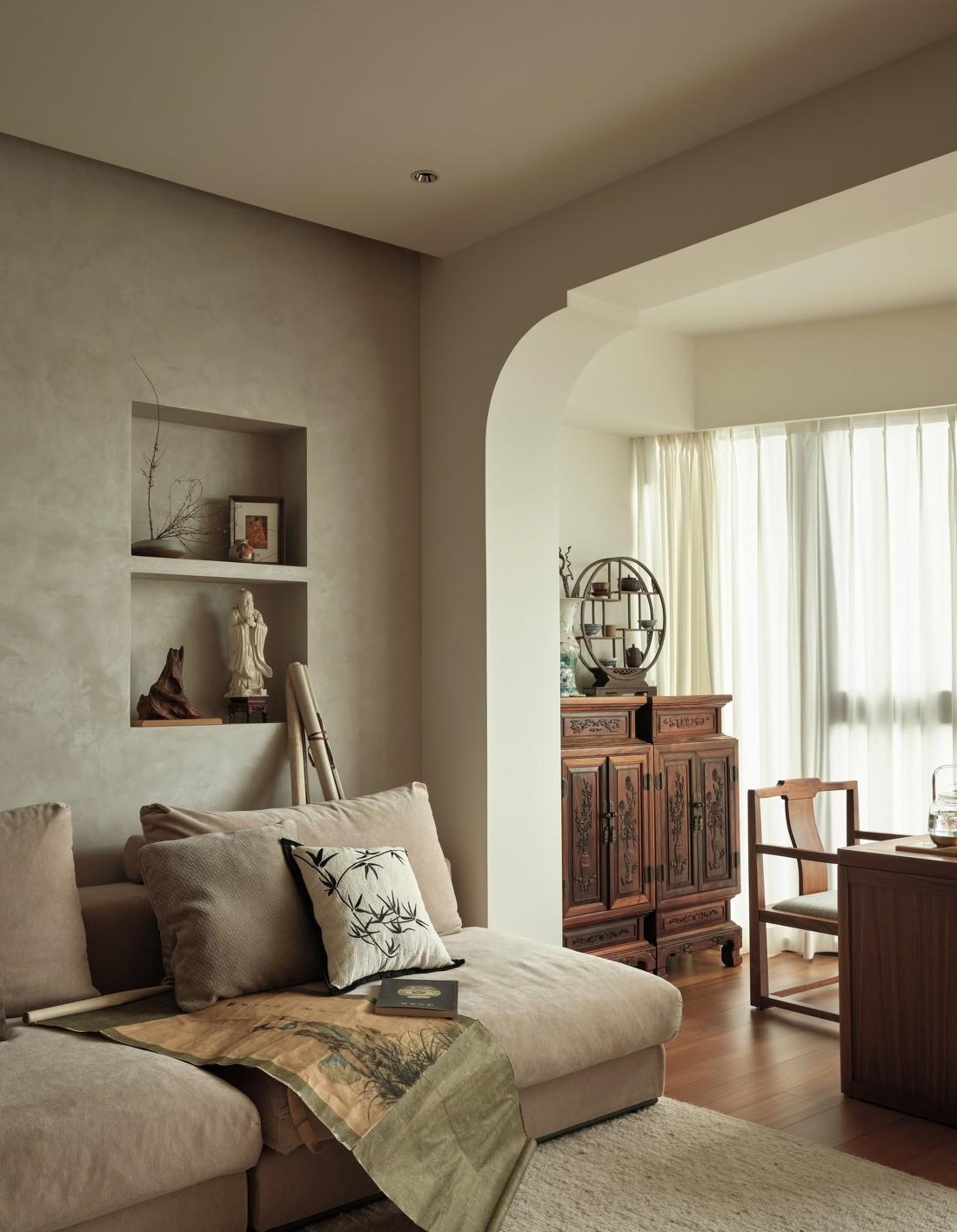 中式禅意与现代中古,160平老房大变身-11