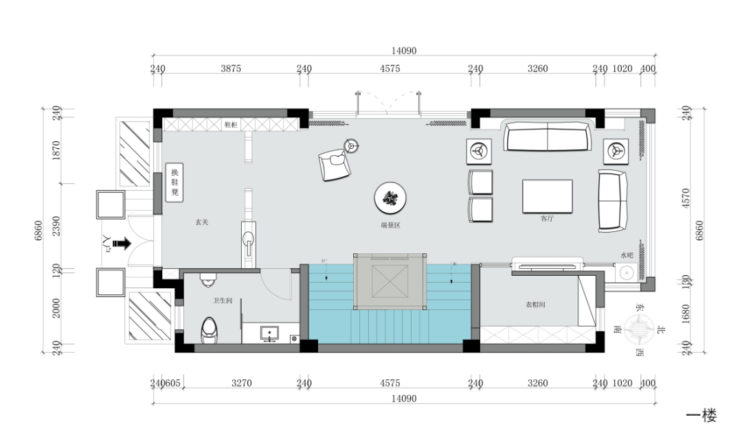 宜昌世纪山水法式轻奢豪宅丨中国宜昌丨KL·D 梁昆原创设计-14