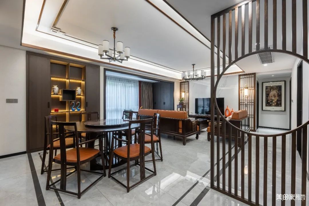 俊豪城西区新中式风格装修丨美的家装饰工程中心-38