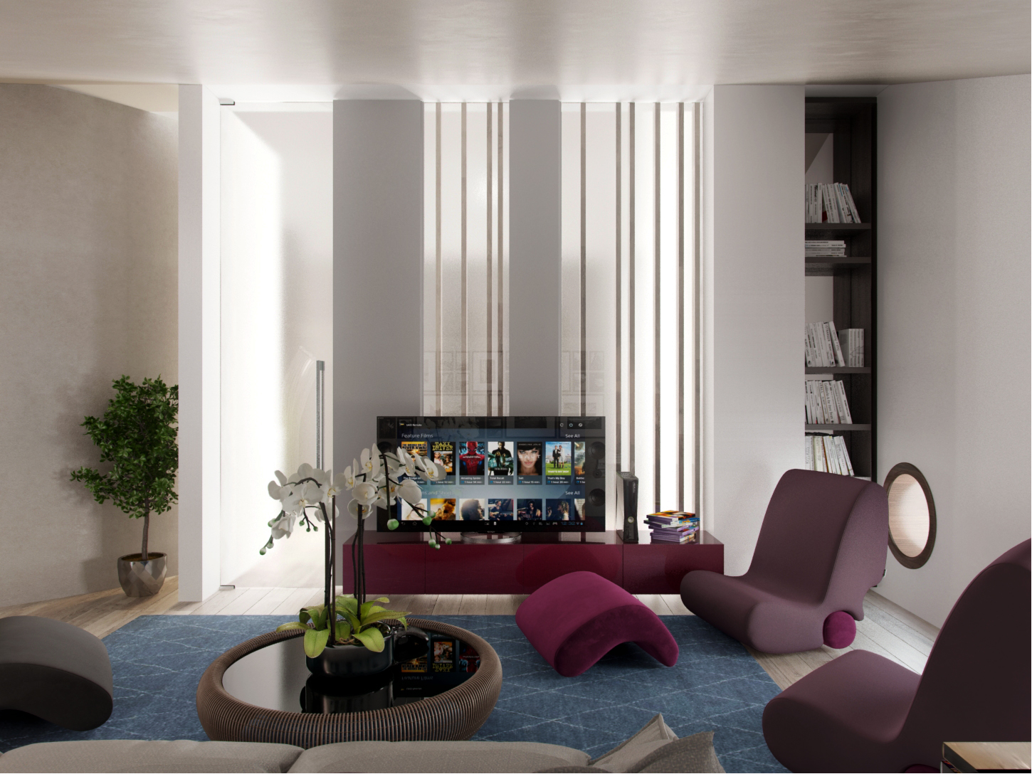 The interiors of the country residence of 1000 m  in Tbilisi Alexandra Fedorova-7