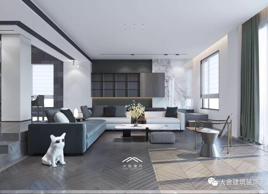 绍兴上虞别墅现代简约轻奢设计案例-15