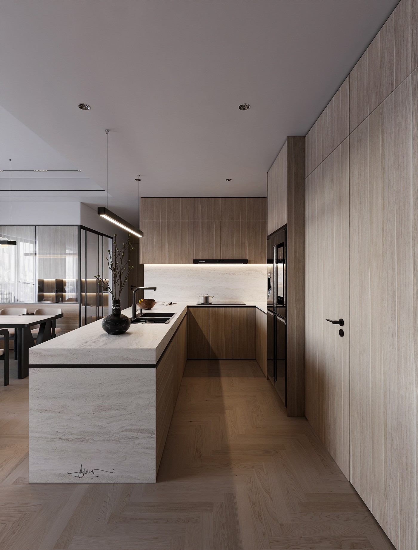 现代风质感空间-15