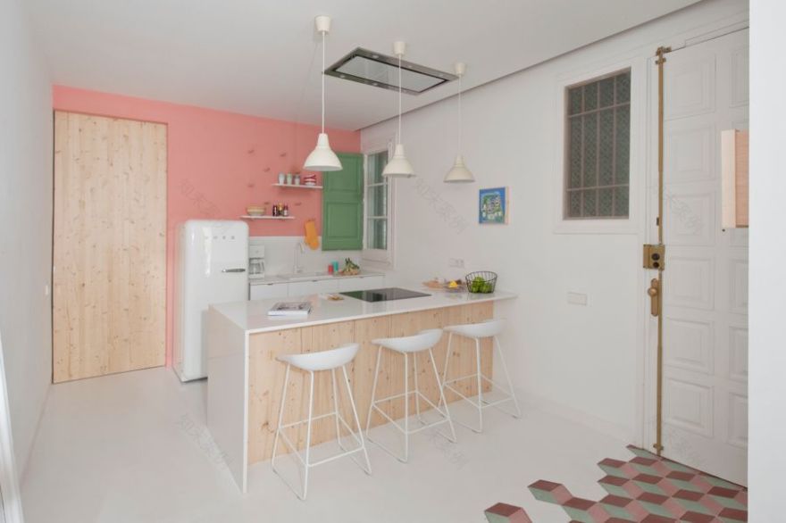 巴塞罗那历史建筑内的新艺术风格公寓丨西班牙巴塞罗那-26