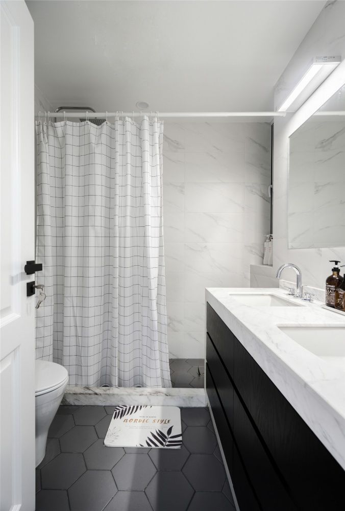 小卫浴空间装修宝典,让 3-6㎡的浴室焕然一新-21