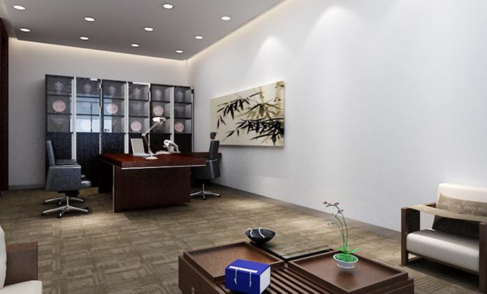 
坤露科技1280㎡办公室装修案例效果赏 -1