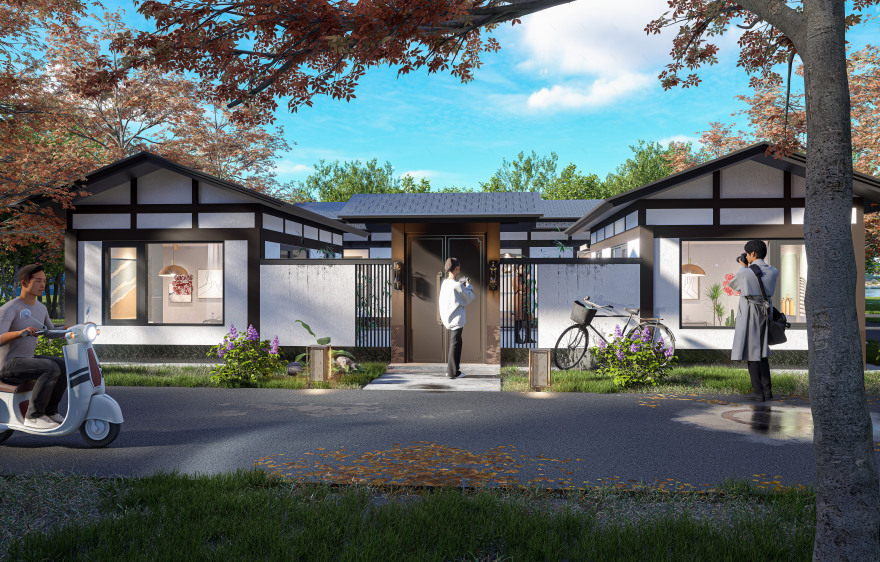 中式三合院丨中国福建-1