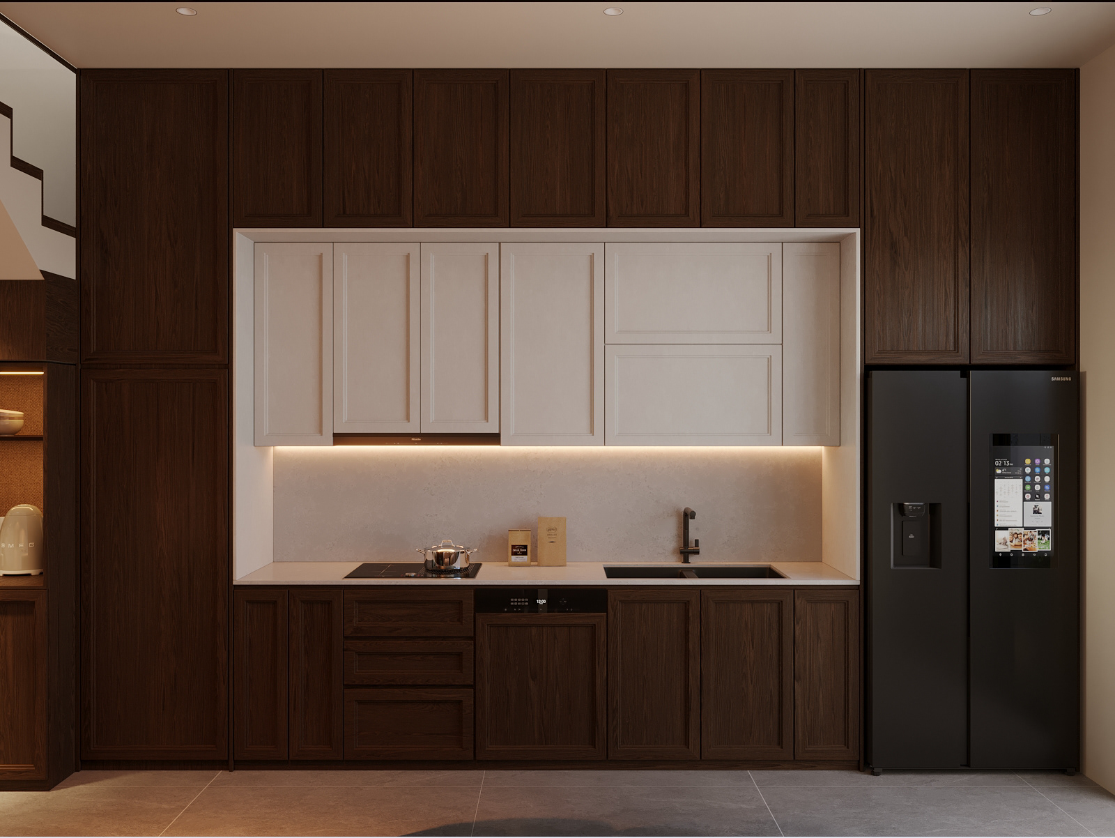 The Warm Balance – Modern Living Space-12