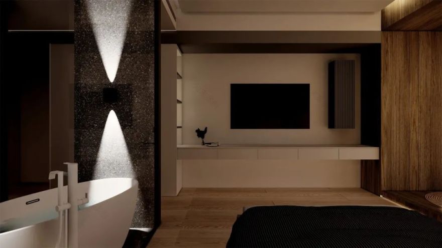 彭博设计 | H 宅 | 现代简约,互动生活-36