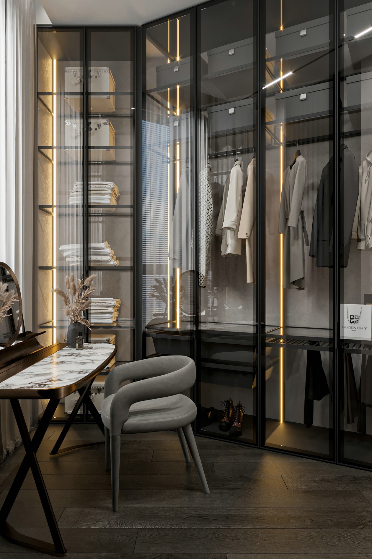 高级灰色系公寓设计-9