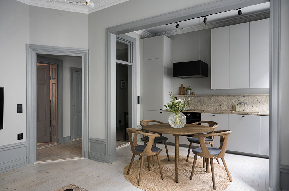 瑞典灰色与米色公寓，尽显北欧设计之美-5
