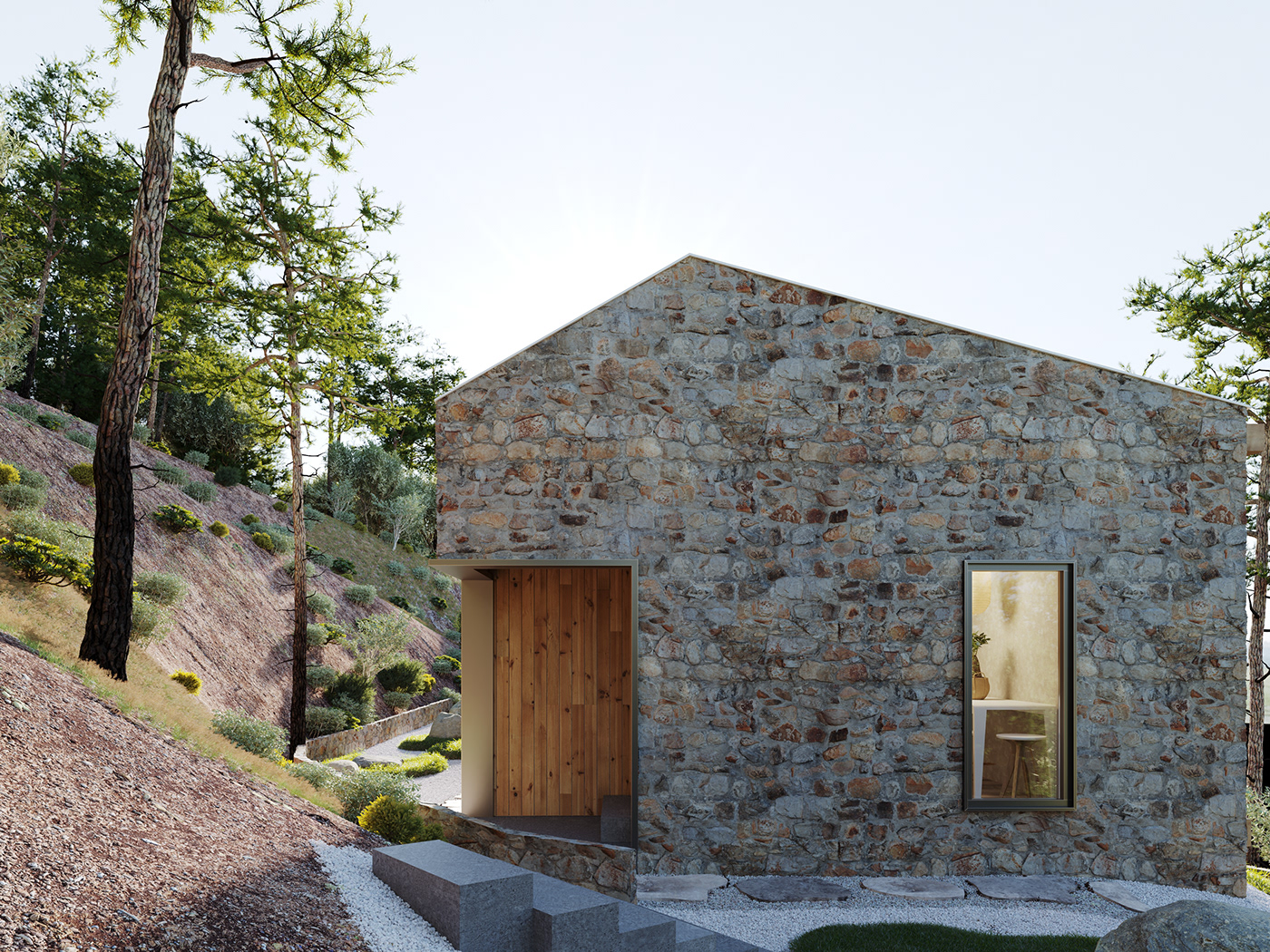 Yoga House On a Cliff-6